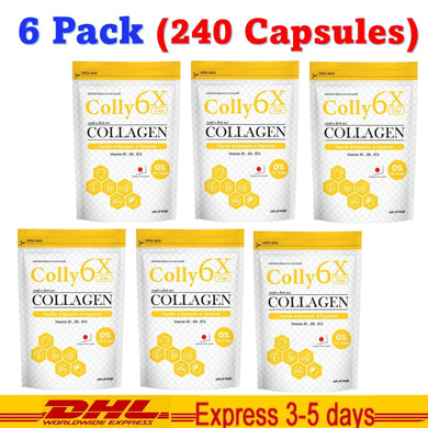 Colly 6X Collagen Tripeptide Reduce Wrinkles Nourish Healthy (240 Capsules)