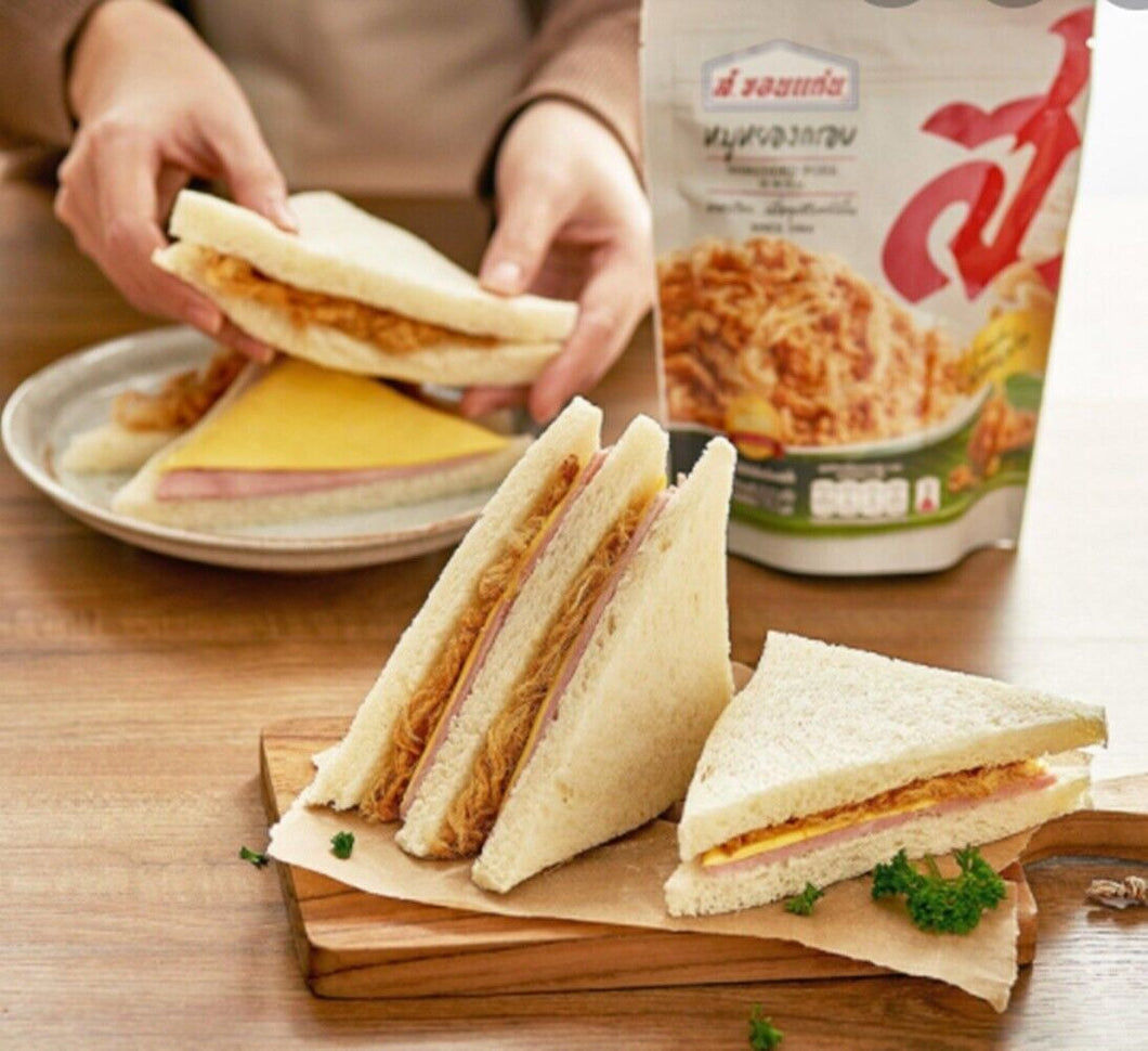 Dried Shredded Pork S.Khonkaen Crispy Flossy Pork Thai Snack Food Camping 60g.