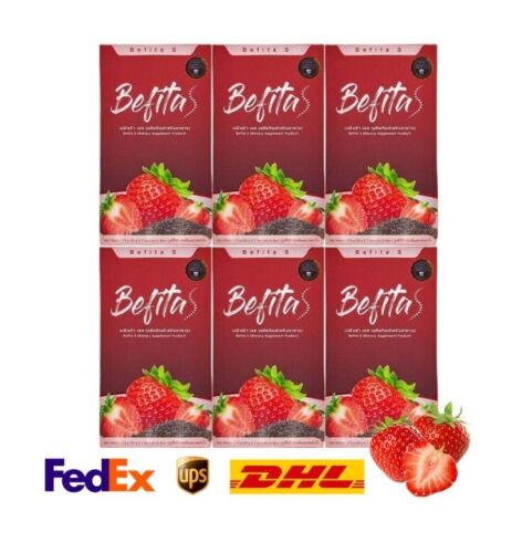 6x Befita S Jelly Strawberry Flavor High Fiber Vitamins Weight Management Burn