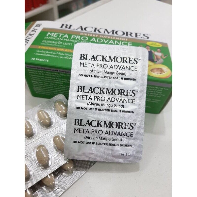 6x Blackmores Meta Pro Advance African Mango Seed Metabolism (180 Tabl ...
