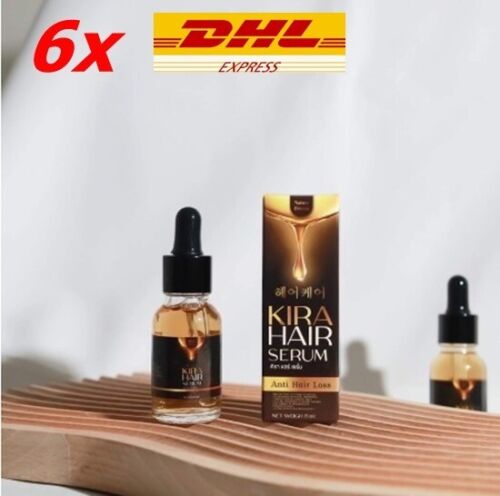 6x KIRA HAIR SERUM hair growth concentrated formula Hair loss thinning gray 15ml