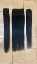 Load image into Gallery viewer, This 70cm long, genuine human hair extension uses two bundles of hair and weighs approximately 240+ grams