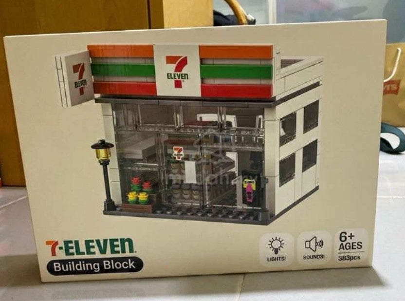 7 Eleven Building Block 383pcs Limited Edition 2025 Mini Store Set Free Shipping