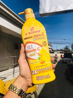 A Bonne Miracle White C Milk Lotion Vitamin C And AHA 500ml