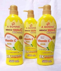 A Bonne Miracle White C Milk Lotion Vitamin C And AHA 500ml