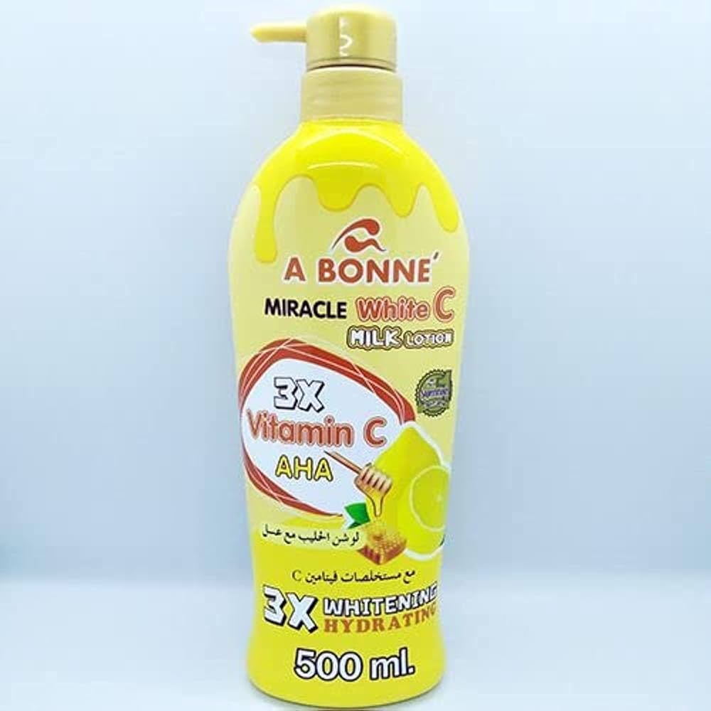 A Bonne Miracle White C Milk Lotion Vitamin C And AHA 500ml