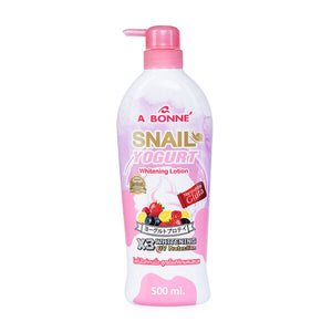 A bonne Snail Yogurt Whitening Lotion With Nano White Gluta 500ml