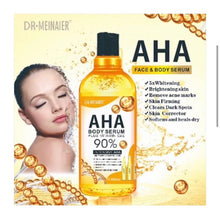 Load image into Gallery viewer, AHA Body Serum: Exfoliates dead skin cells to reveal new, brighter skin