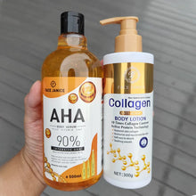 Load image into Gallery viewer, AHA Body Serum: Exfoliates dead skin cells to reveal new, brighter skin