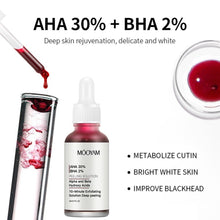 Load image into Gallery viewer, Red Mask for Clear Skin AHA MOOYAM AHA 30% BHA 2% Facial Care Product, Acne Treatment, Oil Control 30 ml.