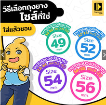 Load image into Gallery viewer, AIBU Condoms – Selectable styles, sizes 52–56 mm.