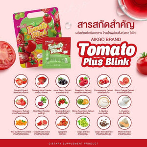 AIKGO TOMATO PLUS BLINK Drink Reduces Acne Whitens Skin Soft Moisturizes
