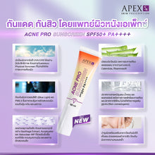 Load image into Gallery viewer, APEX-SX ACNE PRO SUNSCREEN SPF50+ PA++++ Acne-Fighting Sunscreen by Apex Dermatologists 30 ml