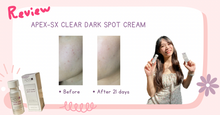 Load image into Gallery viewer, APEX-SX CLEAR DARK SPOT CREAM For fading Stubborn Dark Spots Such as Melasma, freckles, and acne scars. 15 ml.