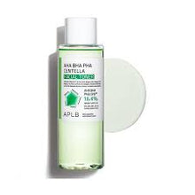 Load image into Gallery viewer, APLB AHA BHA PHA Centella Facial Toner 160ml | Repairs and revitalizes damaged skin.
