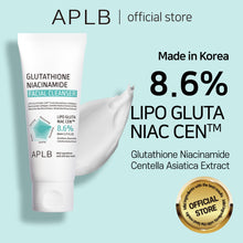 Load image into Gallery viewer, APLB Glutathione Niacinamide Facial Cleanser 80ml | Microbubble Foam Texture