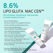 Load image into Gallery viewer, APLB Glutathione Niacinamide Facial Cleanser 80ml | Microbubble Foam Texture