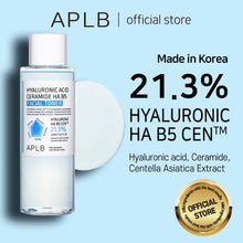 Load image into Gallery viewer, APLB Hyaluronic Acid Ceramide HA B5 Facial Toner 160ml | For dry, dehydrated skin.