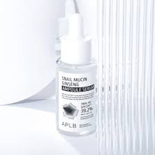 Load image into Gallery viewer, APLB SNAIL MUCIN GINSENG AMPOULE SERUM 40ml: Snail mucin and Korean