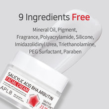 Load image into Gallery viewer, APLB Salicylic Acid BHA Arbutin Facial Cream 55ml | For acne-prone and sensitive skin.