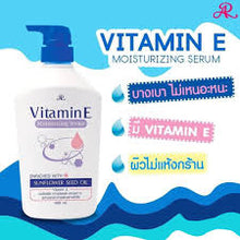 Load image into Gallery viewer, AR Vitamin E Moisturizing Body Serum Enriched with Sunflower Seed Oil 400ml x 3