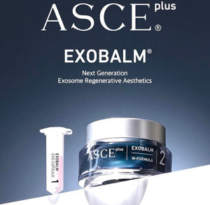 ASCE+ Exobalm Exosome booster, premium cream, youthful face, ready to ship