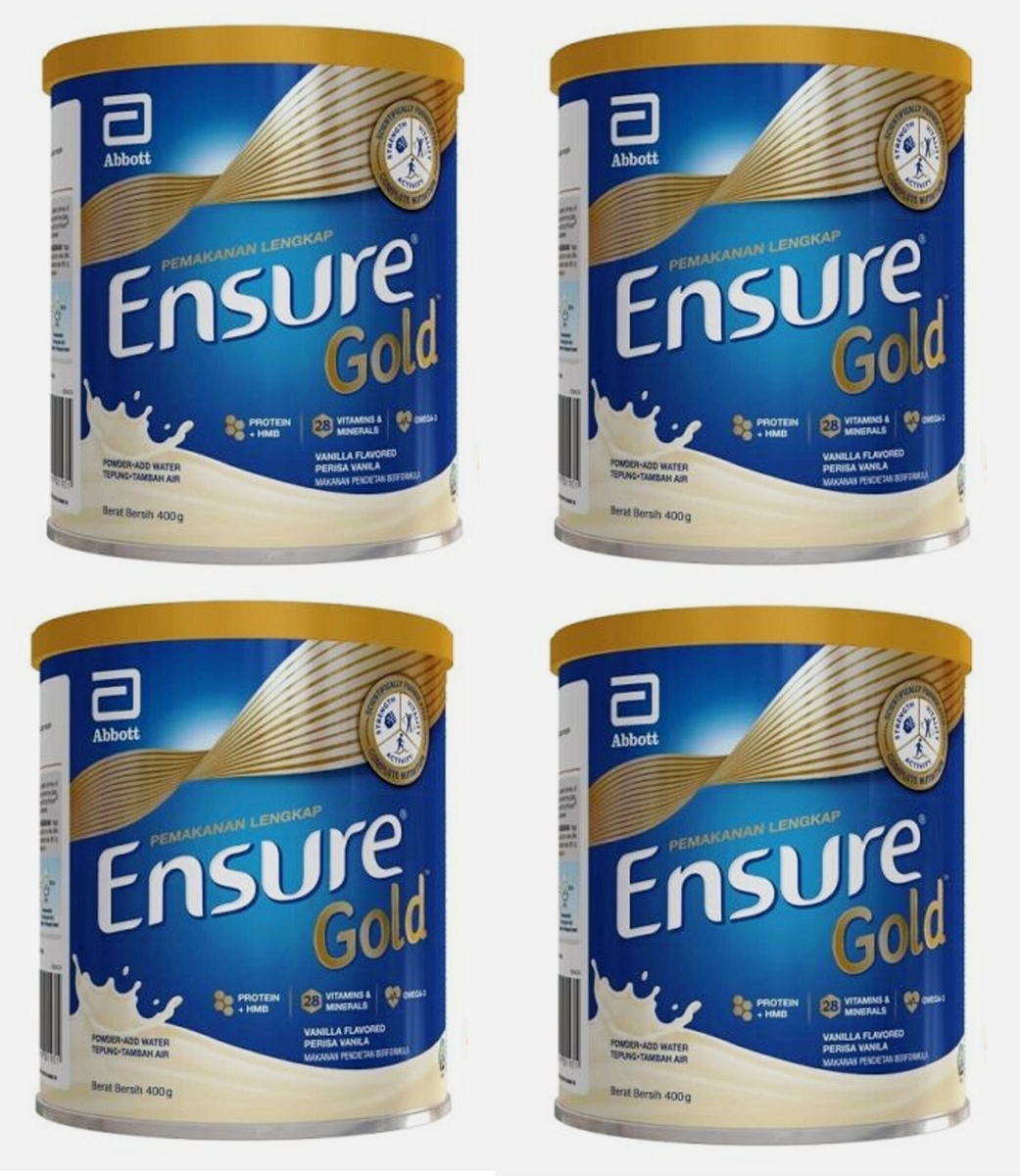 SALE! 4 X 800g Abbott En sure Gold Complete Nutrition Milk Powder Vanilla EXPRES