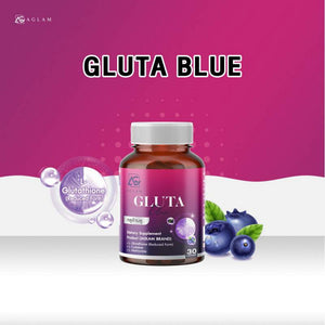 Aglam Gluta Blue Skin Care White Face Acne Supplement Face Freckles