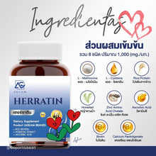 Load image into Gallery viewer, AGLAM Herratin Vitamins for Hair Care Help Thick Hair, Thick Black Hair, Hair Loss, Thin, At Risk of Baldness