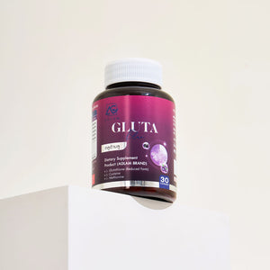 Aglam Gluta Blue Skin Care White Face Acne Supplement Face Freckles