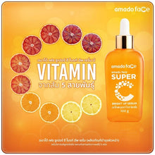 Load image into Gallery viewer, Amado Face Super C Brighten Serum Fruit Extracts 99% Pure Vit C Nourish 100g.