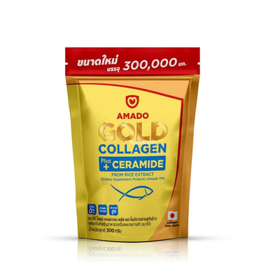 Amado Gold Collagen Colligi Plus Ceramide Rice Extract Tripeptide 300g