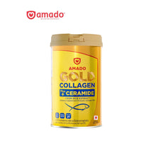 Load image into Gallery viewer, Amado Gold Collagen Gold Collagen Plus Ceramide from Rice Extract 150g x 2 Cans