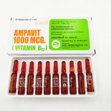 Load image into Gallery viewer, Ampavit Vitamin B12 1000 MCG 1 Ml.X10 Amp