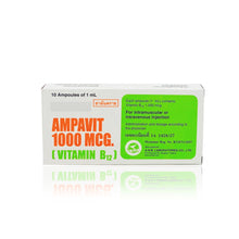 Load image into Gallery viewer, Ampavit Vitamin B12 1000 MCG 1 Ml.X10 Amp