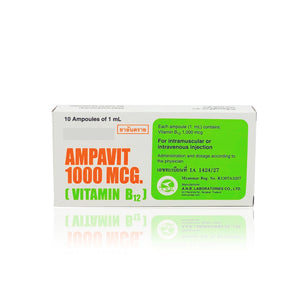 Ampavit Vitamin B12 1000 MCG 1 Ml.X10 Amp