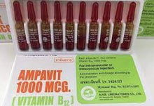 Load image into Gallery viewer, Ampavit Vitamin B12 1000 MCG 1 Ml.X10 Amp