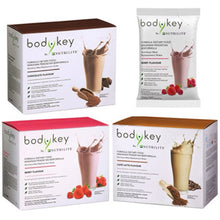 Load image into Gallery viewer, Bodykey by NUTRILITE...New Chocolate Formula Coffee and berry flavored drink, 1 box containing 14 sachets