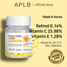 Load image into Gallery viewer, APLB Retinol Vitamin C Vitamin E Beauty Tablets 500mg (30 tablets per bottle)