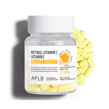 Load image into Gallery viewer, APLB Retinol Vitamin C Vitamin E Beauty Tablets 500mg (30 tablets per bottle)