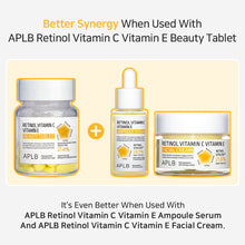 Load image into Gallery viewer, APLB Retinol Vitamin C Vitamin E Beauty Tablets 500mg (30 tablets per bottle)