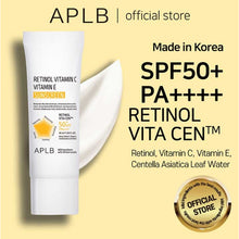 Load image into Gallery viewer, APLB RETINOL VITAMIN C VITAMIN E SUNSCREEN
