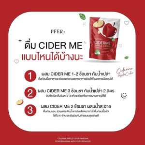 Apple cider vinegar Cider me Appetite control Weight control Pfer Apple cider