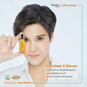 Aqua+ Series Enriched-C Serum brightens keeps from ageing Restores moisture 15ml