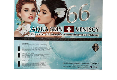 Aquaskin 66 Veniscy Aqua Skin Glutathione + Vitamin Best Selling. Best Stronger