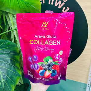 6X Araya Collagen Mix Berry Dietary Supplement 15 Sachets
