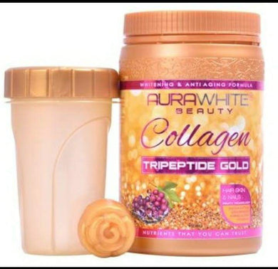 6X Aura White GOLD COLLAGEN TRIPEPTIDE SHINING BRIGHT (Original) Skin Whitening