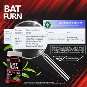 BAT FURN Green Tea Extract Dietary Supplement BAT FURN Green Tea EGCG 90% 30 Capsules