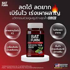 BAT FURN Green Tea Extract Dietary Supplement BAT FURN Green Tea EGCG 90% 30 Capsules