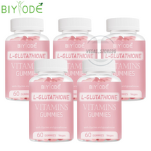 Load image into Gallery viewer, BIYODE L-GLUTATHIONE Collagen Multivitamin Skin Whitening Supplement 60 Gummiies
